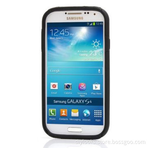 Plastic Combination Case with Holder, for Samsung Galaxy S IV